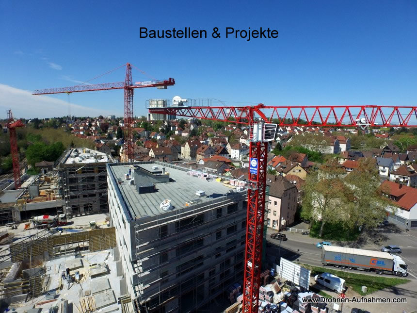 Luftaufnahmen, Luftbilder für Baufirmen als Referenz